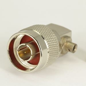  N型弯式公头半钢半柔线缆连接器