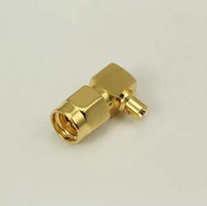SMA 弯式公头半钢半柔电缆连接器