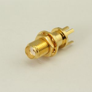 SMA 母头穿墙安装连接器