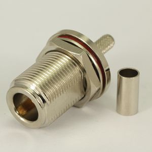  N型母头穿墙连接器