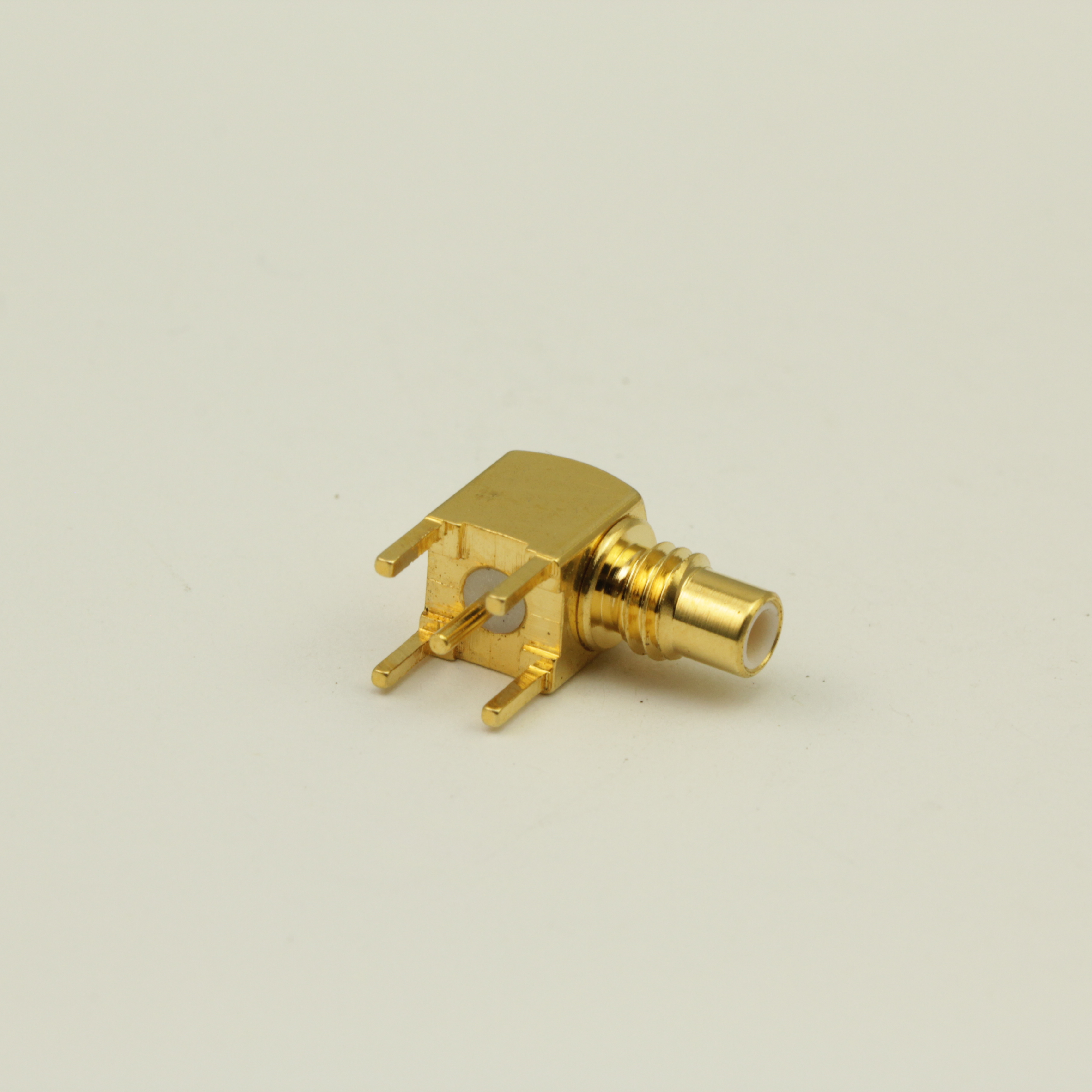 SMC 弯式公头PCB 焊接连接器