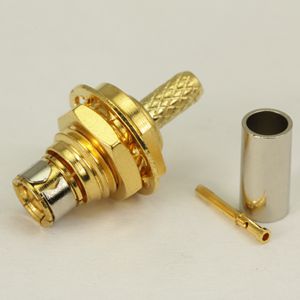 SMB 母头穿墙安装连接器