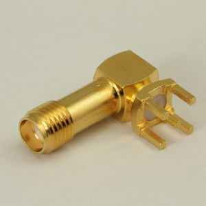 SMA 弯式母头PCB 板连接器