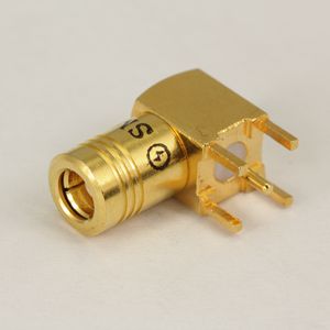 SMB 弯式母头PCB焊接连接器